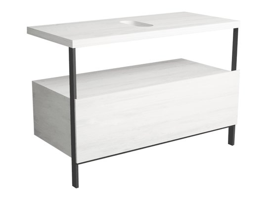 Консоль металева з полицями 110 см Simas WAVE, white (WAM 4L) Simas Консоль