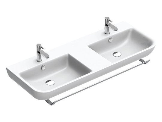 Керамическая раковина 125 см Catalano Sfera (1125BSFD00) На столешницу, На тумбу, Подвесные Прямоугольные