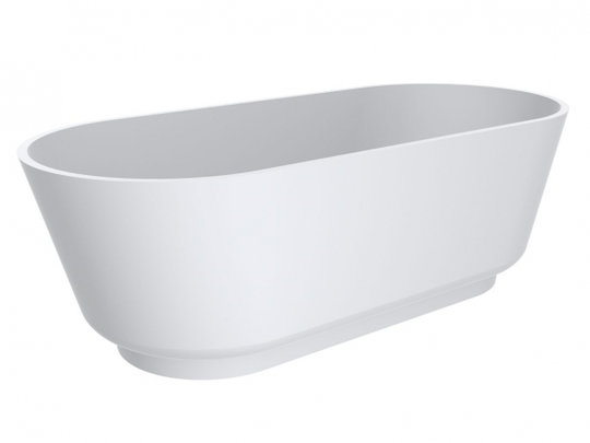 Ванна отдельностоящая каменная Miraggio Siena 180x80 см, белый матовый (0000937) Miraggio Овальные