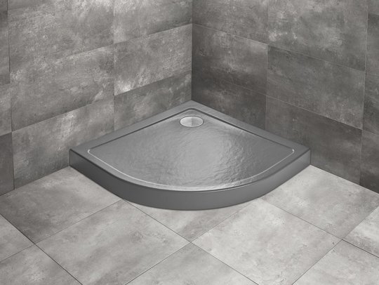 Душевой поддон Radaway Doros A Compact Stone Anthracite 90x90 (SDRA9090-05-64S) Дрібні Антрацит