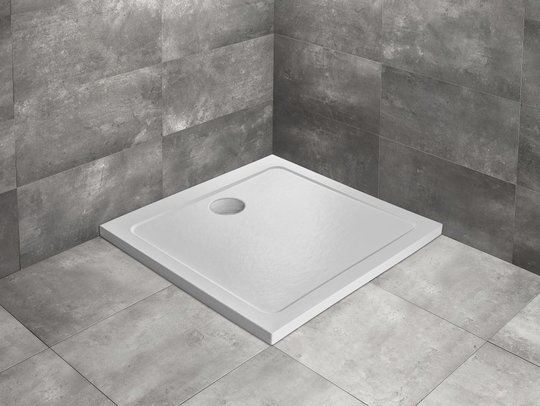 Душевой поддон Radaway Doros C Stone White 80x80 (SDRC8080-01-04S) Мелкие Белый