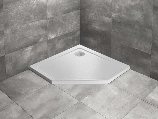 Душевой поддон Radaway Doros PT Stone White 90x90 (SDRPT9090-01-04S) Мелкие Белый