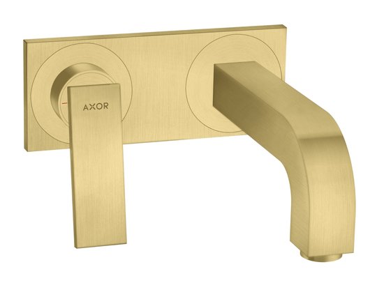 Смеситель для раковины Axor Citterio, Brushed Brass (39119950) Для раковины Латунь