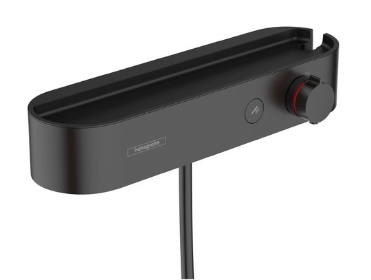 Термостатичний змішувач для душу Hansgrohe ShowerTablet Select, чорний матовий (24360670) Для душа Чорний матовий