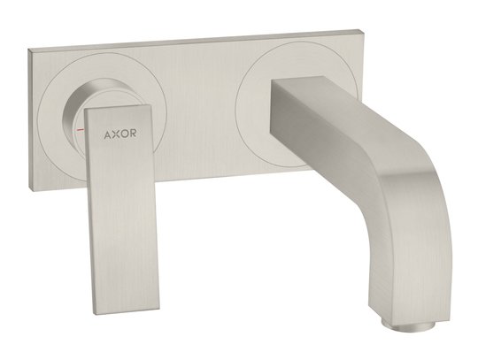 Смеситель для раковины Axor Citterio, Stainless Steel Optic (39119800) Для раковины Нерж. сталь