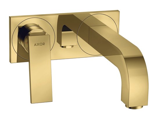 Смеситель для раковины Axor Citterio, Polished Gold Optic (39119990) Для раковины Золото
