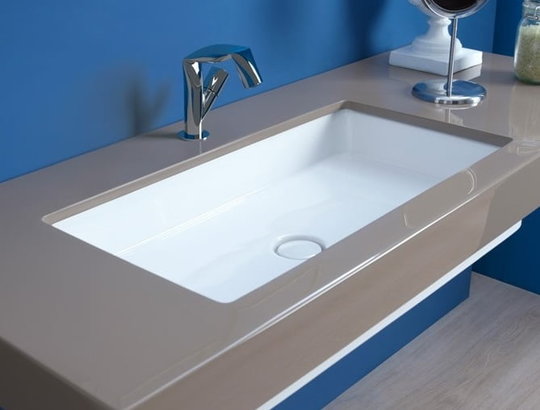 Керамічна раковина 75 см Flaminia Miniwash 75, white( MW75SP) Вбудовувані знизу 