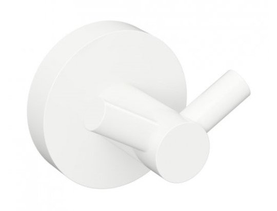 Двойной крючок для ванной комнаты Bemeta White (104106034) Крючки для халатов и полотенец Bemeta