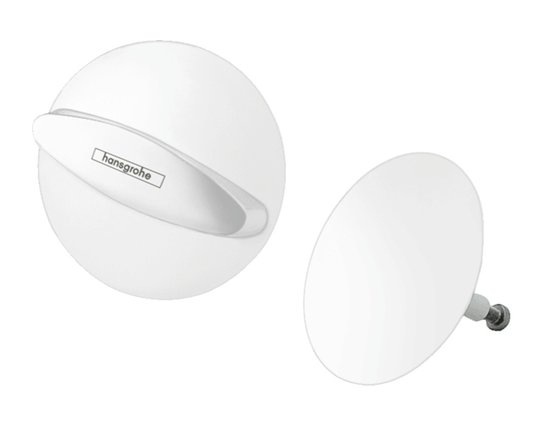 Слив и перелив для ванны Hansgrohe Flexaplus, Matt White (58185700) Для ванн Внешняя часть