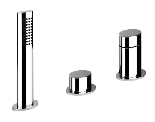 Змішувач для ванни Gessi Ovale (23043-031) Для ванни Хром