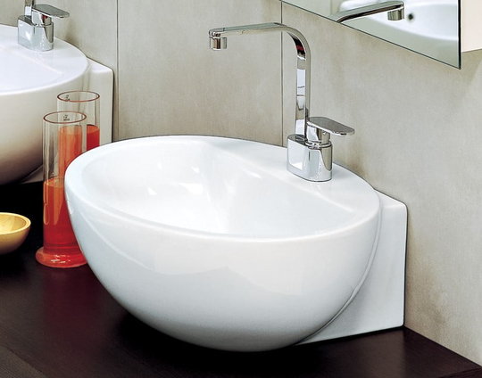 Керамічна раковина 62 см Dip 62, white (DP481) На стільницю, На тумбу, Підвісні 