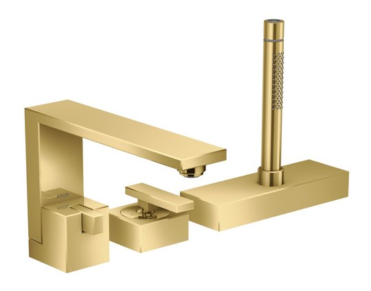 Змішувач для ванни Axor Edge, Polished Gold Optic (46430990) Для ванни Золото