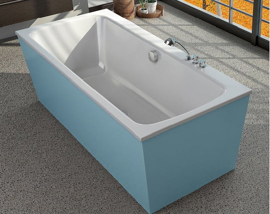 Ванна акрилова Kolpa San Bell 4O 180x80 White-Blue (3838987 961864) Kolpa San Прямокутні