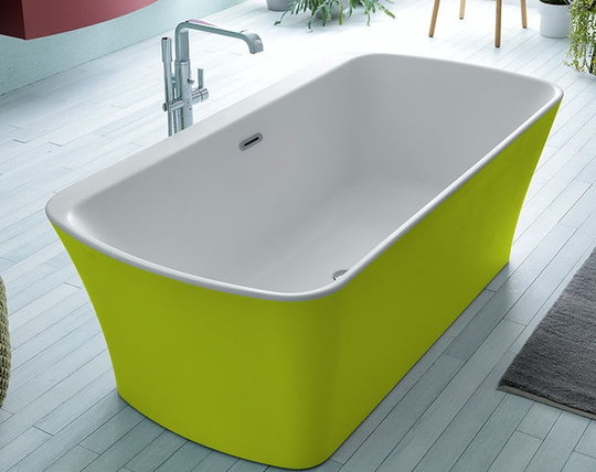 Ванна акрилова Kolpa San Marilyn-FS 180X90 White-Green (3838987 593850) Kolpa San Прямокутні