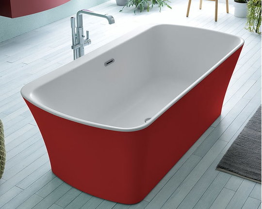 Ванна акрилова Kolpa San Marilyn-FS 180X90 White-Red (3838987 593966) Kolpa San Прямокутні