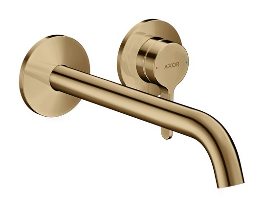 Смеситель для раковины Axor One 220 мм, Polished Bronze (48120130) Для раковины Бронза