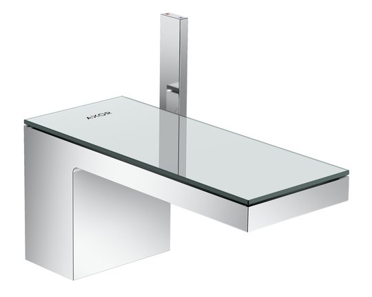 Смеситель для раковины Axor MyEdition, Chrome/Mirror Glass (47010000) Для раковины Хром