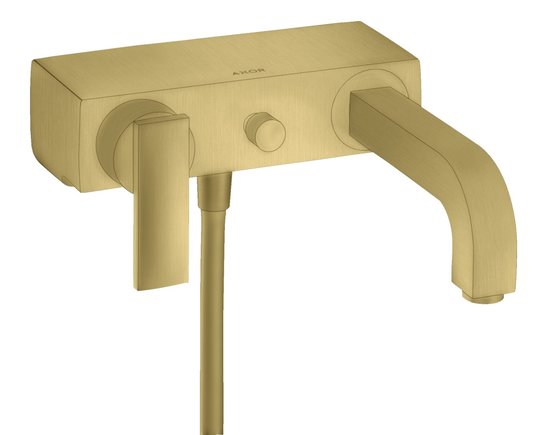 Смеситель для ванны Axor Citterio, Brushed Brass (39400950) Для ванны Латунь