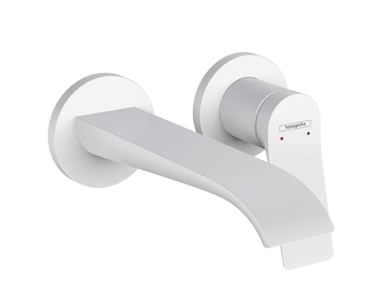 Настенный смеситель для раковины Hansgrohe Vivenis, белый матовый (75050700) Для раковины Белый матовый