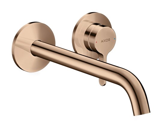 Смеситель для раковины Axor One 220 мм, Polished Red Gold (48120300) Для раковины Красное золото