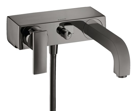 Змішувач для ванни Axor Citterio, Polished Black Chrome (39400330) Для ванни Чорний