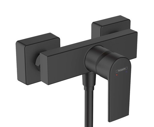 Настенный cмеситель для душа Hansgrohe Vernis Shape, черный матовый (71650670) Для душа Черный матовый