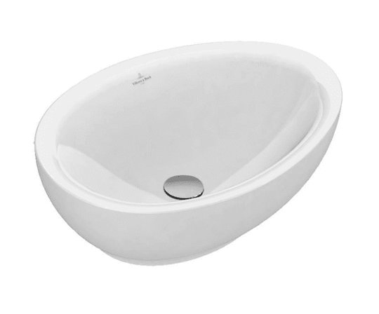 Керамічна раковина Villeroy &amp; Boch Aveo new generation CeramicPlus (413260R1) На напівп'єдестал, На стільницю, На тумбу 