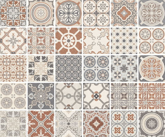 Плитка Sant'Agostino Newdeco Patchwork Lev 60*60 (CSANEPWL60) Для кухни, Для общественных помещений, Для жилых помещений, Для ванной