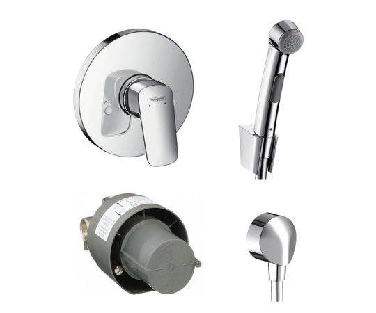 Гигиенический комплект HANSGROHE Logis (20200005) Гигиенические души Хром