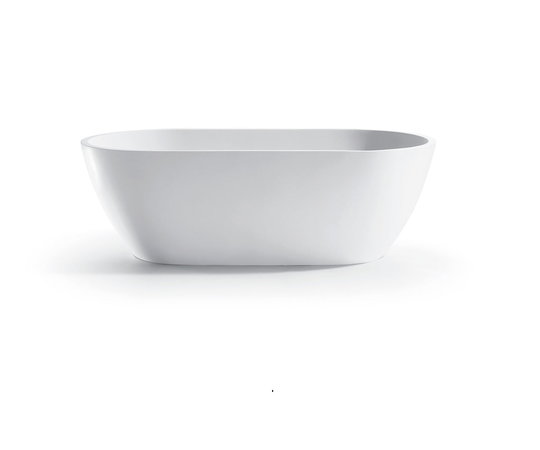 Ванна из искусственного камня DEVIT Laguna 180x80 White (18080110W) Devit Овальные