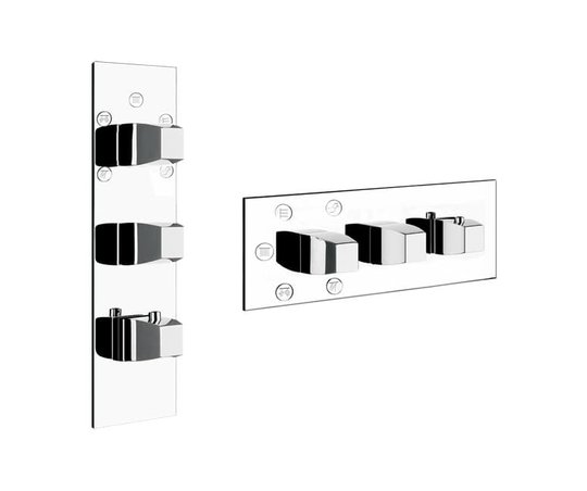 Змішувач Gessi Mimi WELLNESS (43092-031) Для ванни, Для душа Хром
