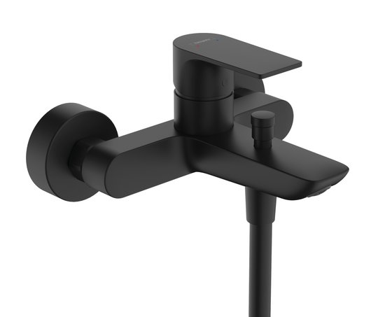 Смеситель для ванны Hansgrohe Rebris Е, черный матовый (72450670) Для ванны Черный, Черный матовый