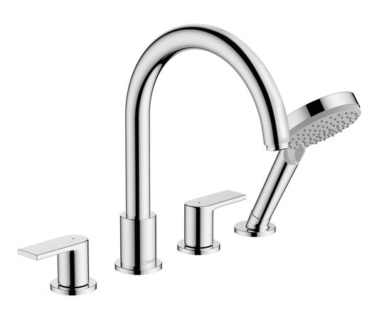 Смеситель на борт ванны Hansgrohe Vernis Shape, хром (71459000) Для ванны Хром