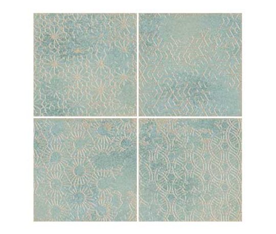 Плитка Wow Enso Suki Teal 12.5*12.5 (120860) Для кухни, Для общественных помещений, Для жилых помещений, Для ванной