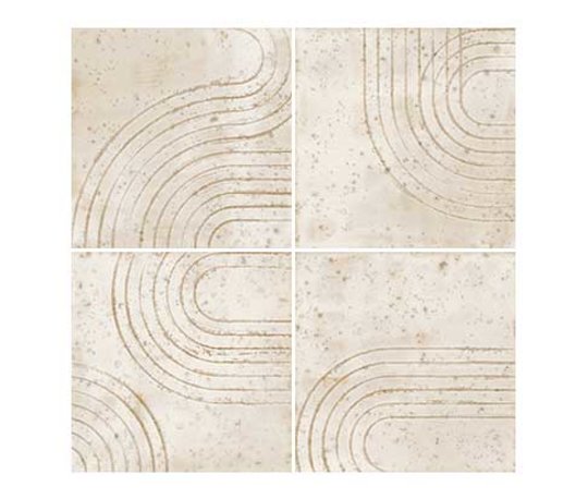 Плитка Wow Enso Wabi Ivory 12.5 * 12.5 (120843) Для кухні, Для громадських приміщень, Для житлових приміщень, Для ванної