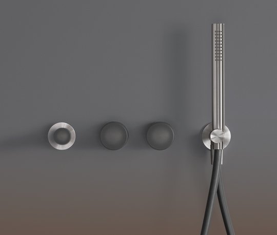 Смеситель скрытого монтажа для ванны CEA Up&Down, Anthracite grey (UDT22-G-S) Для ванны Нерж. сталь, Серый, Темно-серый