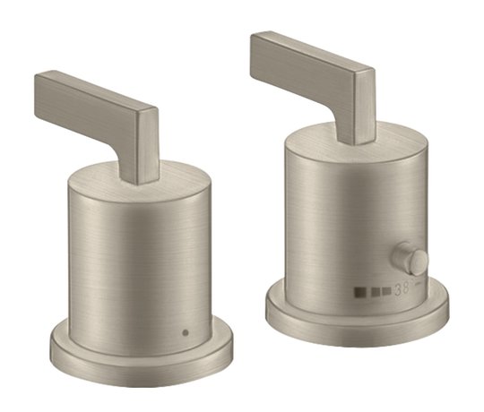 Термостатический смеситель для ванны Axor Citterio, Brushed Nickel (39482820) Для ванны Никель