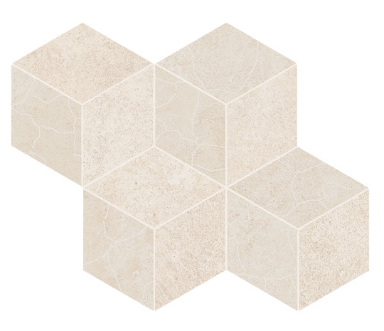 Плитка Lea Ceramiche Concreto and Zoom Cube Mix Concreto Extra Light Nat 35x30, 5 (LGCC3M1) Lea Ceramiche Для кухні, Для ванни, Для громадських приміщень, Для житлових приміщень