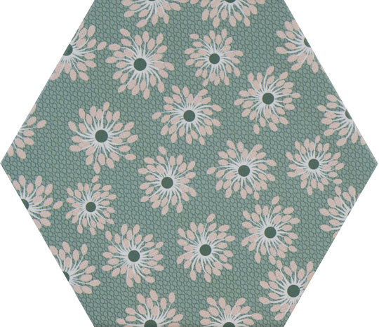 Плитка Ornamenta Décor Carpet Hexagon D23 (DE23CA) Ornamenta Для кухни, Для общественных помещений, Для жилых помещений, Для ванной
