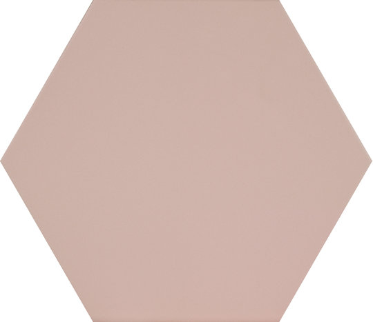 Плитка Ornamenta Décor Rose Hexagon D23 (DE23R) Ornamenta Для кухни, Для общественных помещений, Для жилых помещений, Для ванной
