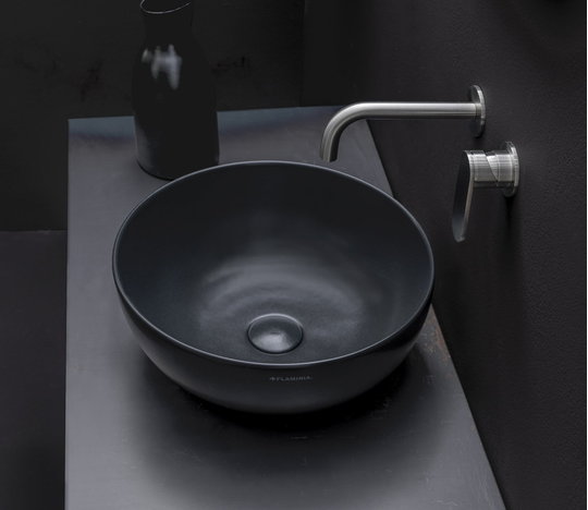 Керамічна раковина 40 см Flaminia App, black (AP40A) На стільницю, На тумбу 