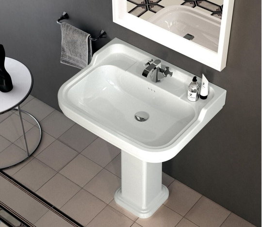 Керамічна раковина 70 см Flaminia Efi, white (6006) На консоль, На п'єдестал, На стільницю, Підвісні 