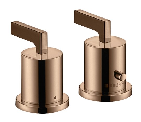 Термостатический смеситель для ванны Axor Citterio, Polished Red Gold (39482300) Для ванны Красное золото
