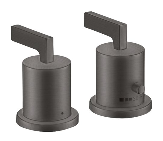 Термостатический смеситель для ванны Axor Citterio, Brushed Black Chrome (39482340) Для ванны Черный