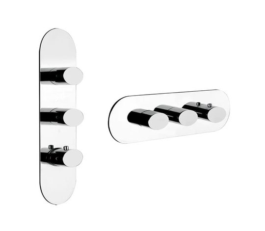Смеситель Gessi Ovale WELLNESS (43044-031) Для ванны, Для душа Хром