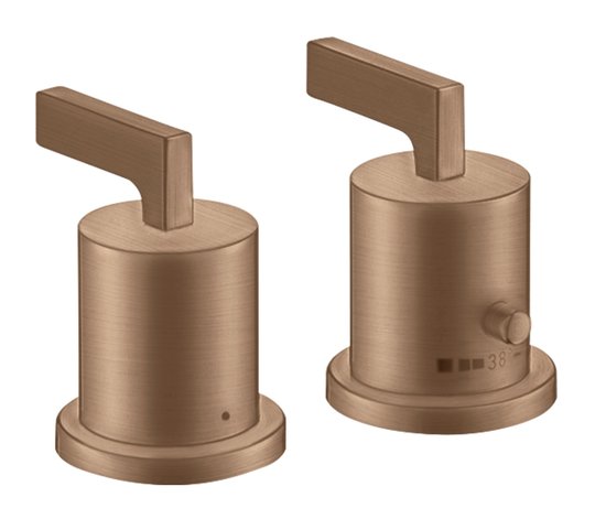Термостатический смеситель для ванны Axor Citterio, Brushed Red Gold (39482310) Для ванны Красное золото