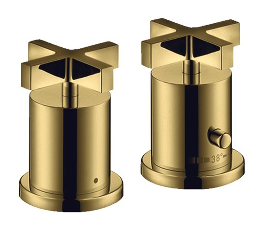 Термостатический смеситель для ванны Axor Citterio, Polished Gold Optic (39480990) Для ванны Золото