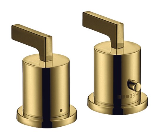 Термостатический смеситель для ванны Axor Citterio, Polished Gold Optic (39482990) Для ванны Золото