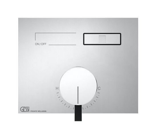 Одноважільний змішувач на 1 споживач Gessi Hi-Fi (63061-031) Для ванни, Для душа Хром