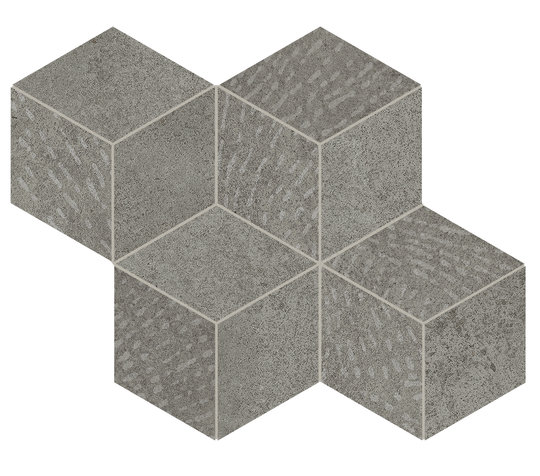 Плитка Lea Ceramiche Concreto and Zoom Cube Mix Concreto Medium Nat 35x30,5 (LGCC3M3) Lea Ceramiche Для кухни, Для общественных помещений, Для жилых помещений, Для ванной